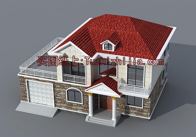 簡單大氣的農(nóng)村房子設計圖，非常漂亮的二層別墅