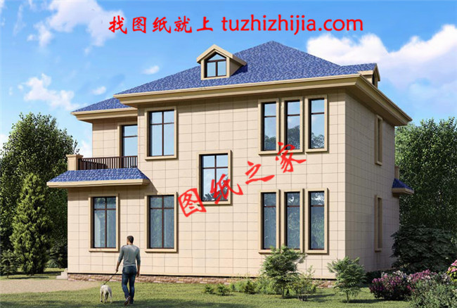 簡單大氣的農(nóng)村房子設計圖，非常漂亮的二層別墅