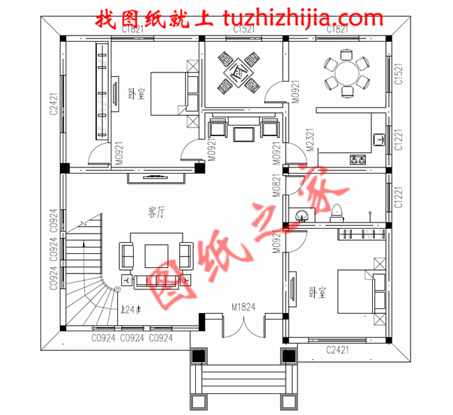 農村50萬三層別墅款式自建房圖，建成村里人都羨慕壞了！