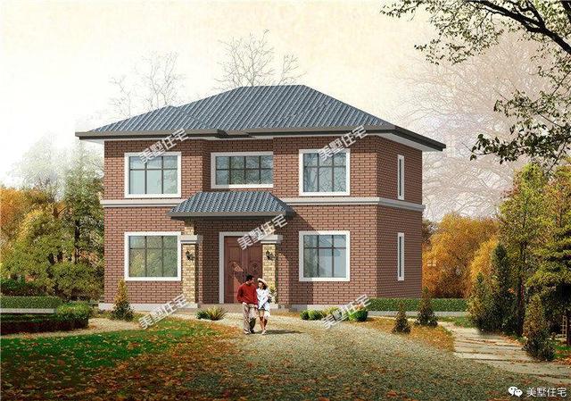 11x11米農(nóng)村兩層別墅設(shè)計(jì)圖紙，外觀典雅大方內(nèi)部舒適合理