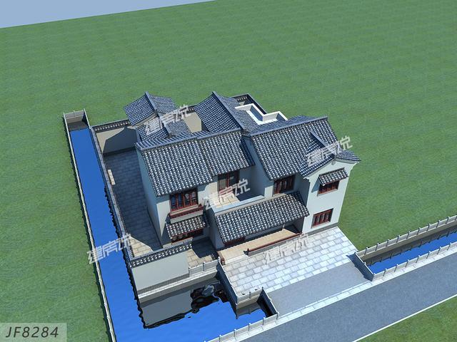 中式庭院別墅設計圖，有庭有院詩情畫意，驚艷千年,這才是中國人住的房子！