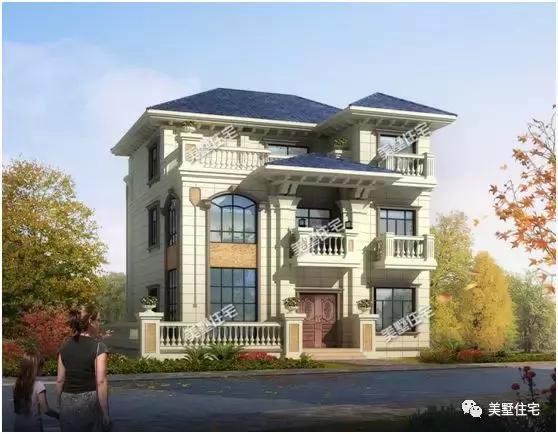 6款農(nóng)村三層自建別墅戶型圖，開間11米款款實用，第3還帶商鋪