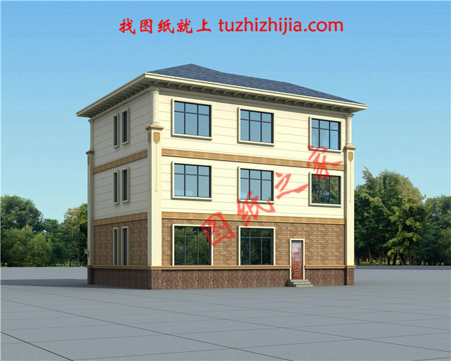 農(nóng)村60萬(wàn)三層別墅款式設(shè)計(jì)圖，美觀大氣上檔次，村里人都羨慕！