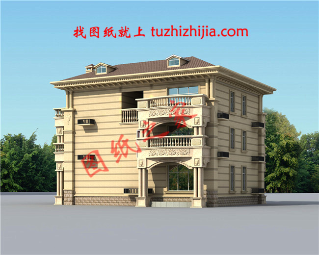 農村70萬三層別墅款式設計圖，讓一家人都住得舒適舒心！