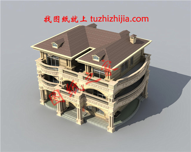 農村70萬三層別墅款式設計圖，讓一家人都住得舒適舒心！