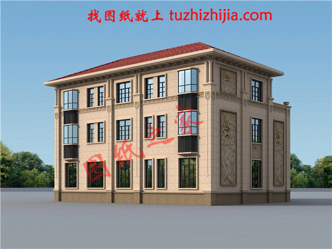 農村70萬三層別墅款式設計圖，讓一家人都住得舒適舒心！