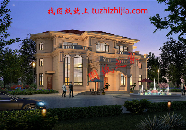 農村70萬三層別墅款式設計圖，讓一家人都住得舒適舒心！