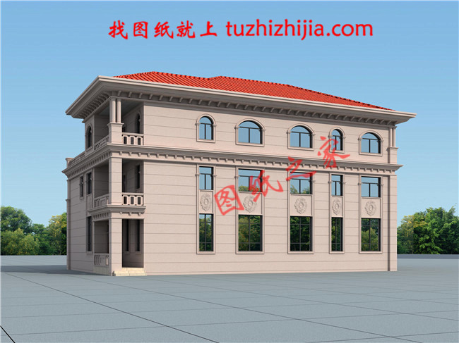 農村70萬三層別墅款式設計圖，讓一家人都住得舒適舒心！