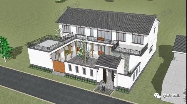 16套非常流行的自建別墅設計，原來農村房子這么好看了！