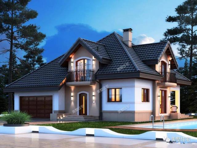 16套非常流行的自建別墅設計，原來農村房子這么好看了！
