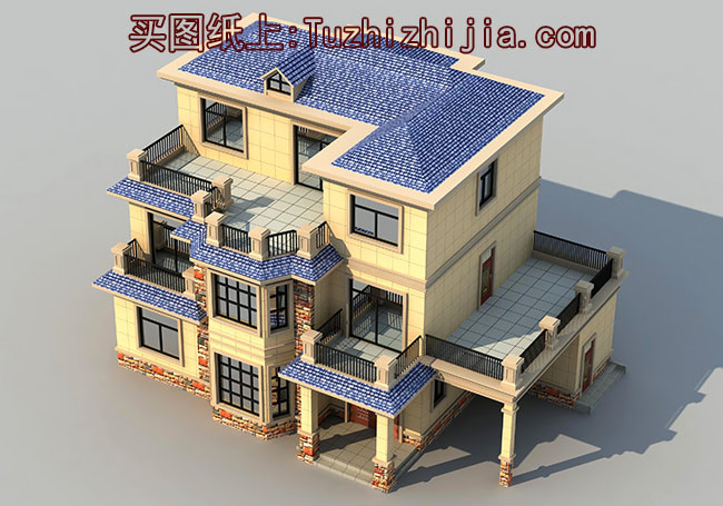 精選5套農村40萬三層別墅圖片及設計，讓村里人見了絕對非常羨慕！