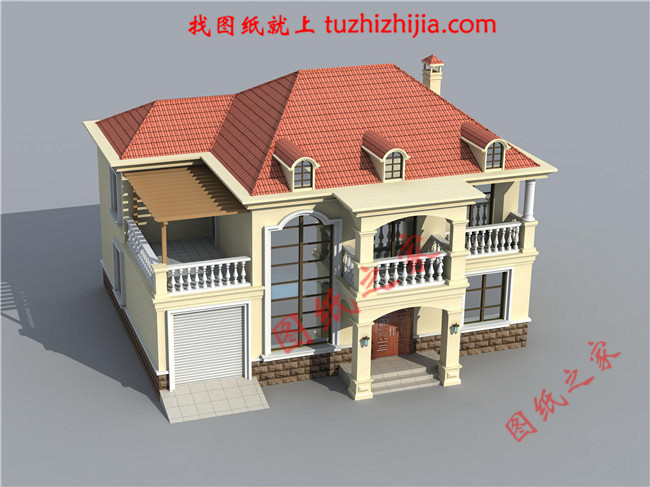 農村40萬左右房子圖片及設計圖,非常簡單大氣的二層別墅！