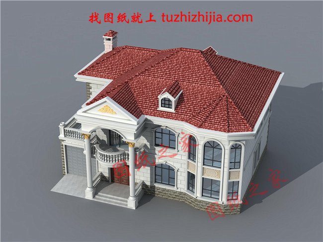 農村40萬左右房子圖片及設計圖,非常簡單大氣的二層別墅！