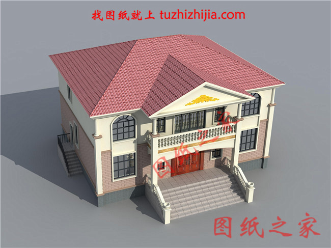 農村40萬左右房子圖片及設計圖,非常簡單大氣的二層別墅！