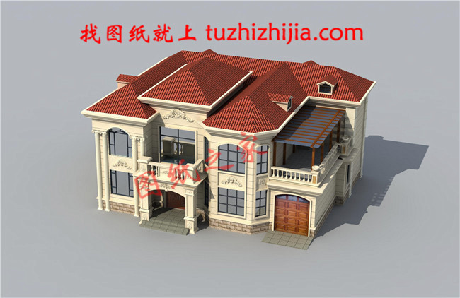 農村40萬左右房子圖片及設計圖,非常簡單大氣的二層別墅！