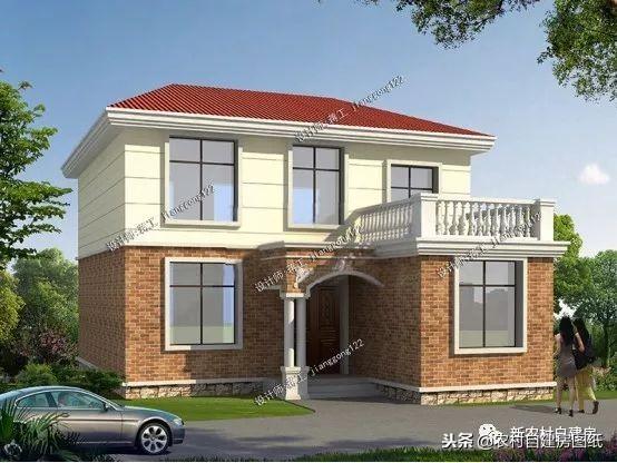 6套農村自建別墅設計，小宅基地首選，面寬10米沒有絲毫浪費