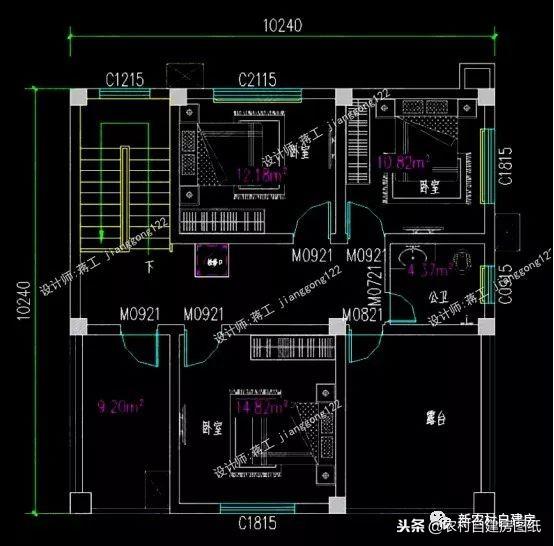 6套農村自建別墅設計，小宅基地首選，面寬10米沒有絲毫浪費