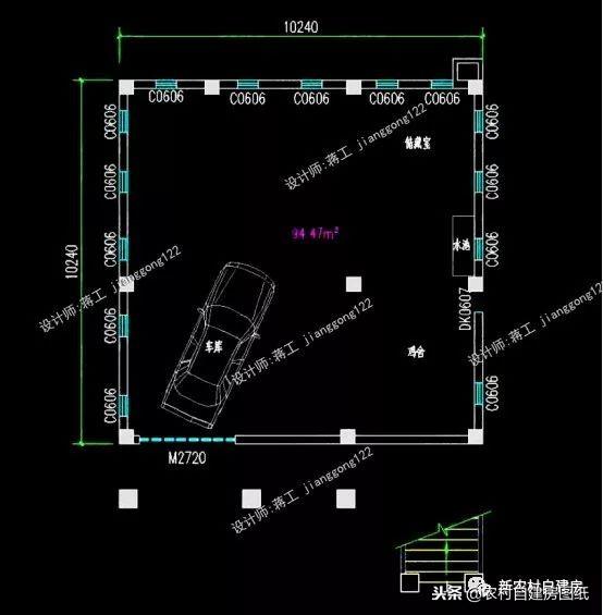 6套農村自建別墅設計，小宅基地首選，面寬10米沒有絲毫浪費