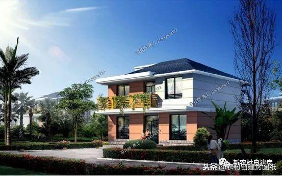 6套農村自建別墅設計，小宅基地首選，面寬10米沒有絲毫浪費