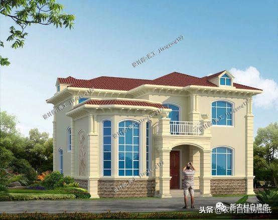 二層半復式別墅設計，12×11米帶露臺，5室3衛(wèi)全款只要28萬！