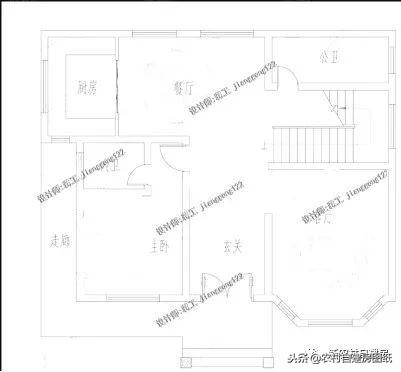 120平的農村自建別墅設計圖，戶型方正在哪里都能建，第3套進深10米讓人刮目相看