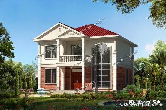 120平的農村自建別墅設計圖，戶型方正在哪里都能建，第3套進深10米讓人刮目相看