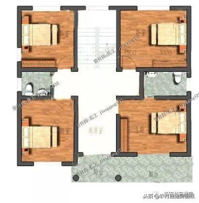 120平的農村自建別墅設計圖，戶型方正在哪里都能建，第3套進深10米讓人刮目相看