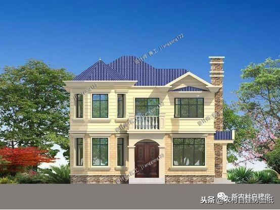 看看這三套二層別墅設計圖，你說農村自建房要不要玄關呢？