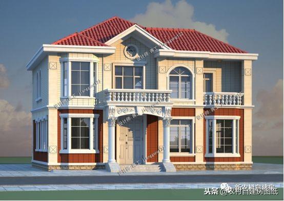 看看這三套二層別墅設計圖，你說農村自建房要不要玄關呢？