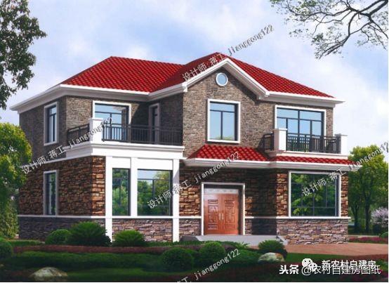 3款新款農村二層別墅設計圖紙，實用經濟易建造 農村施工隊都看得懂