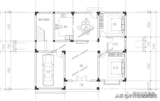 3款新款農村二層別墅設計圖紙，實用經濟易建造 農村施工隊都看得懂