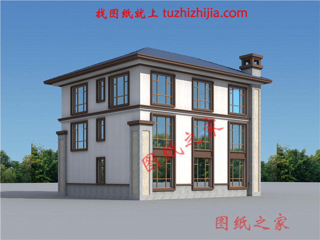 農(nóng)村40萬(wàn)三層別墅款式設(shè)計(jì)圖，讓你建成一棟漂亮又實(shí)用的小別墅！