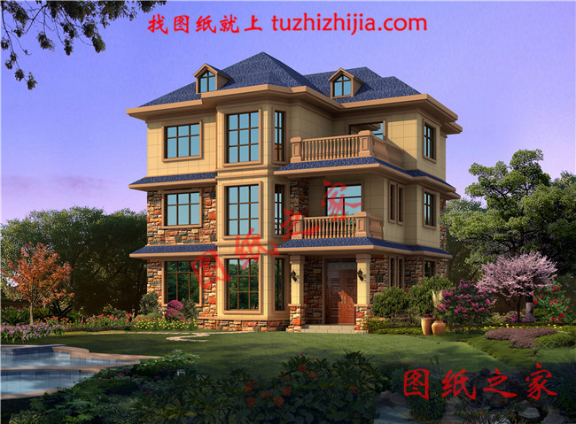 農(nóng)村40萬(wàn)三層別墅款式設(shè)計(jì)圖，讓你建成一棟漂亮又實(shí)用的小別墅！