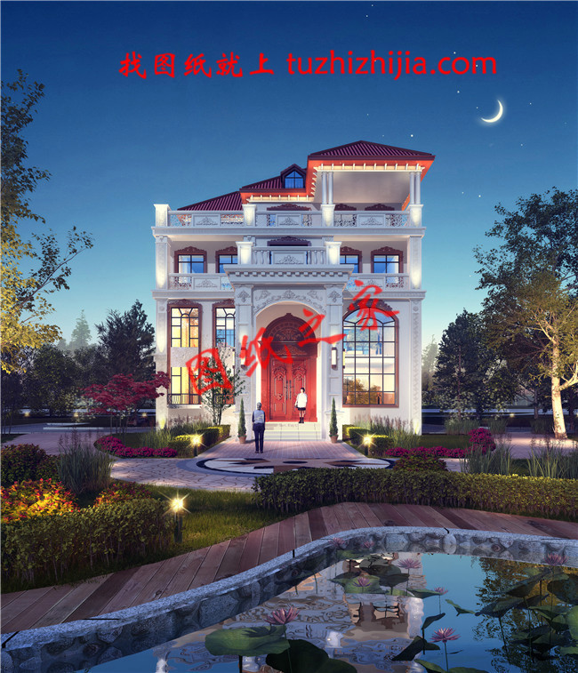 四層農村80萬別墅款式設計圖，全鄉最美，根本找不到競爭對手