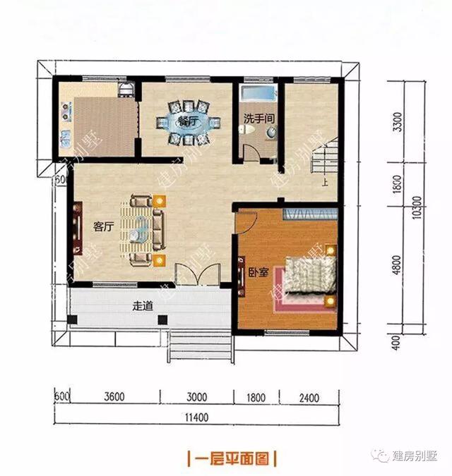 小戶型二層別墅圖紙，給爸媽建一棟，讓他們感受一下自己的孝心