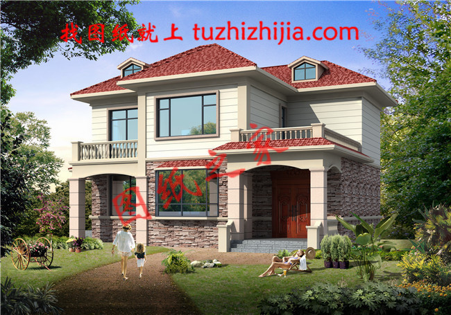 兩層40萬農村別墅真實圖片，給自己建造一個溫馨的家！