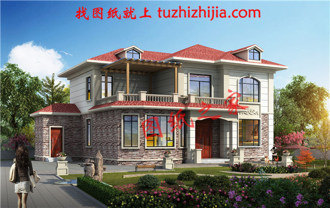 兩層40萬農村別墅真實圖片，給自己建造一個溫馨的家！