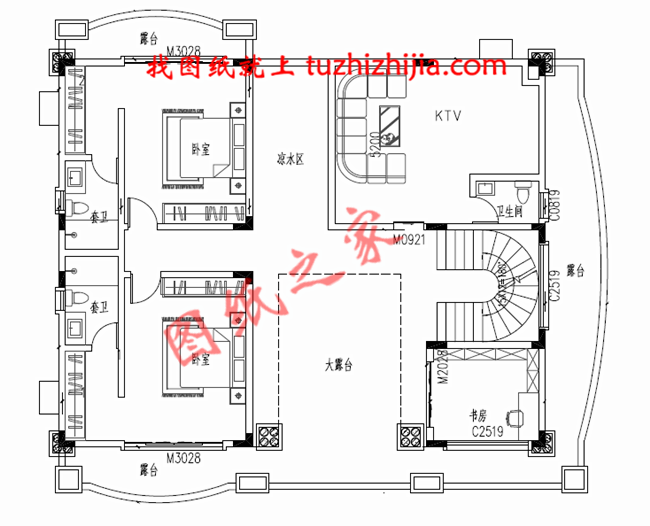 三層農(nóng)村100萬別墅款式圖片，豪華大氣的別墅絕對給你掙足了面子！