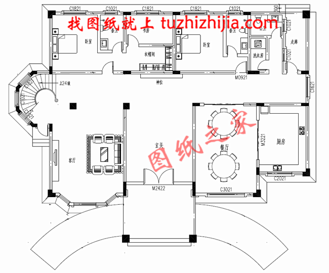 三層農(nóng)村100萬別墅款式圖片，豪華大氣的別墅絕對給你掙足了面子！