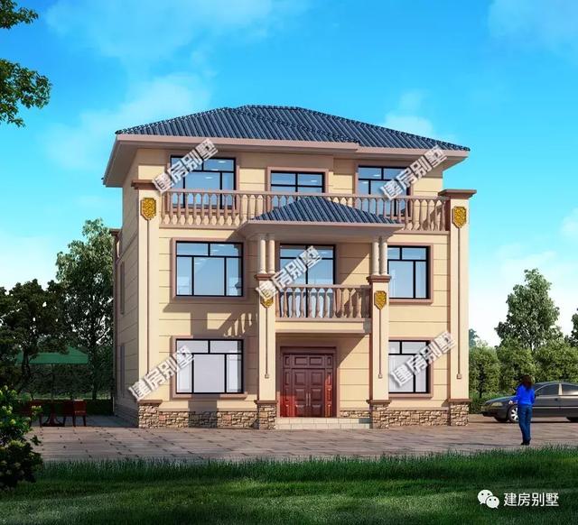 10×14.8米三層別墅設計，一輩子建一棟，我們不能將就