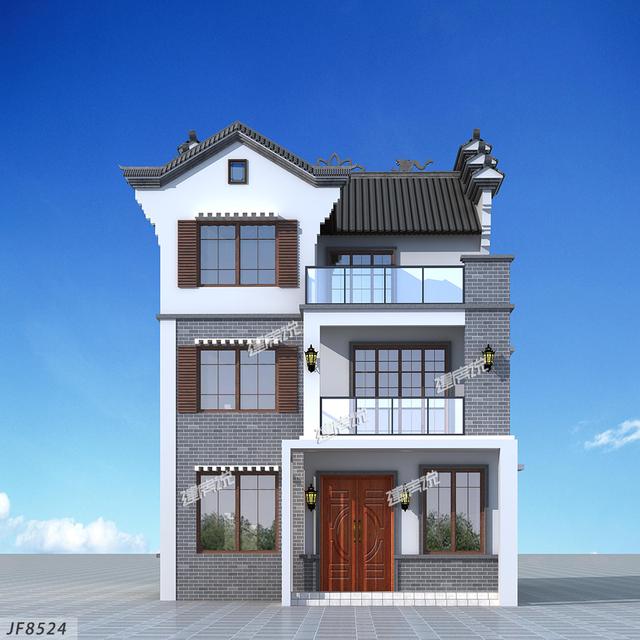 非常受歡迎的三層徽派別墅，戶型方正韻味十足，已有60戶建成