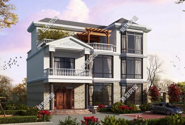 8套農(nóng)村自建別墅設(shè)計，都有堂屋大露臺，第4套最漂亮