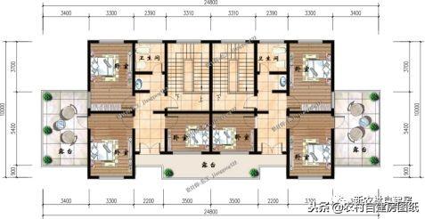 農村兄弟最愛的雙拼別墅設計，大家都喜歡這5款，第1套18萬就能建？