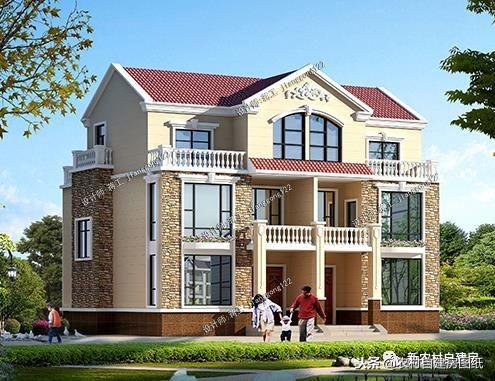 農村兄弟最愛的雙拼別墅設計，大家都喜歡這5款，第1套18萬就能建？