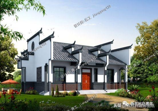 6款帶堂屋的農村別墅設計圖，2經典6奢華，造價都都不到30萬