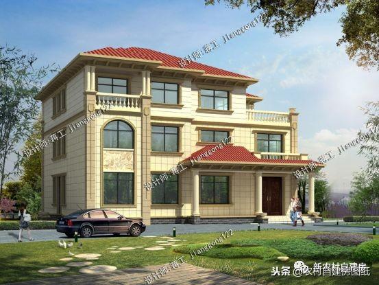 6款帶堂屋的農村別墅設計圖，2經典6奢華，造價都都不到30萬