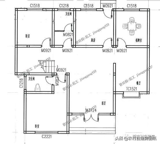 6款帶堂屋的農村別墅設計圖，2經典6奢華，造價都都不到30萬