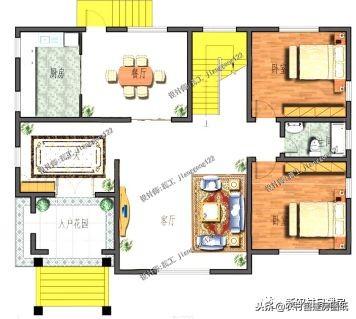 6款帶堂屋的農村別墅設計圖，2經典6奢華，造價都都不到30萬
