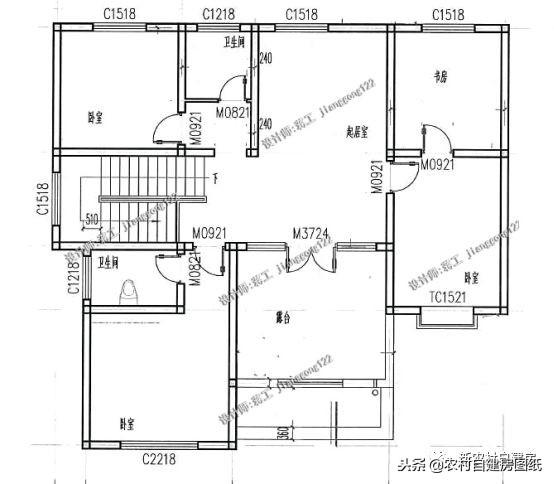 6款帶堂屋的農村別墅設計圖，2經典6奢華，造價都都不到30萬