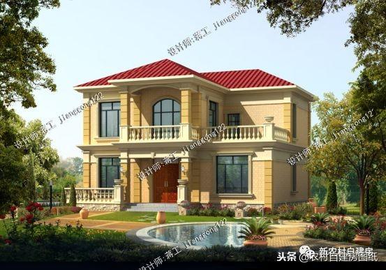 6款帶堂屋的農村別墅設計圖，2經典6奢華，造價都都不到30萬